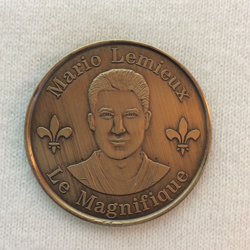 Mario Lemieux Jersey Retirement Commemorative Coin